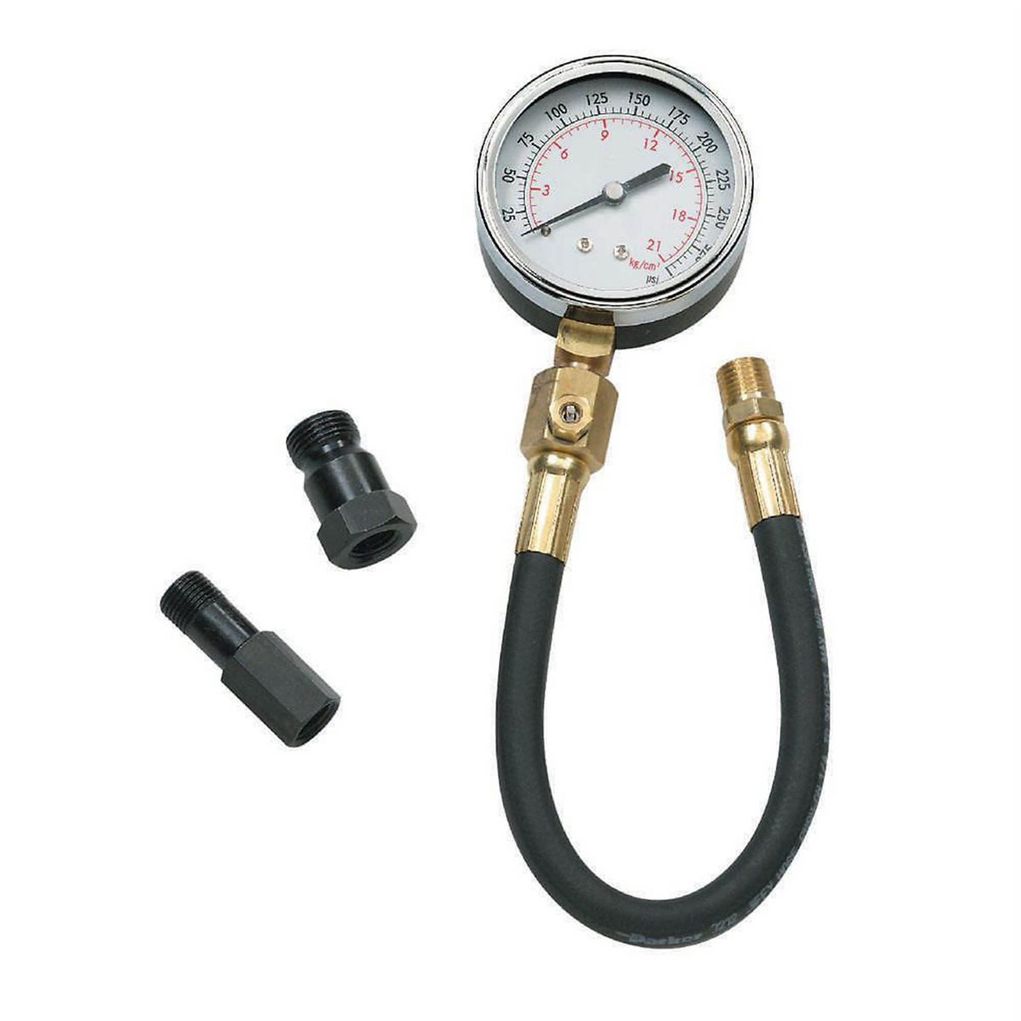 GearWrench Compression Tester — 0 to 300 PSI, 16in. Rubber Hose, Model# KDT2428D